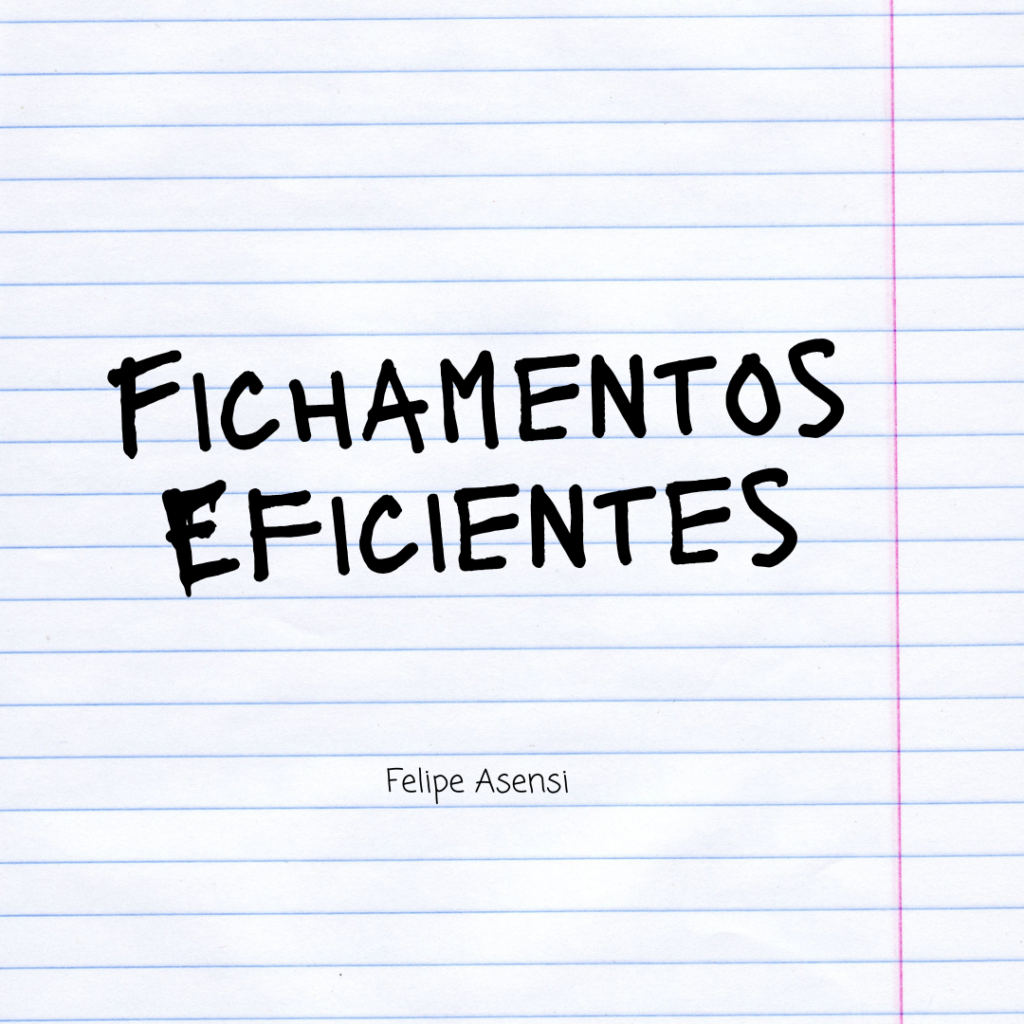 Fichamentos Eficientes Felipe Asensi Carreira Acad Mica